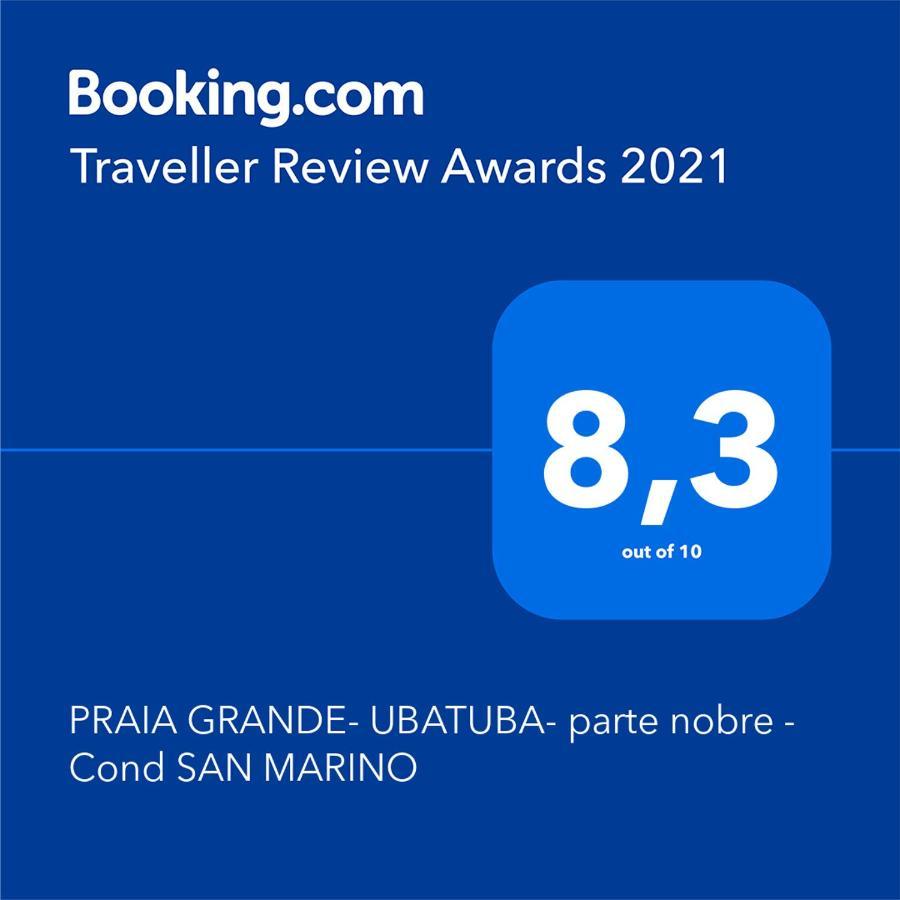 Apartamento Grande - Ubatuba- Parte Nobre - Ap 34a No Cond San Marino Ubatuba